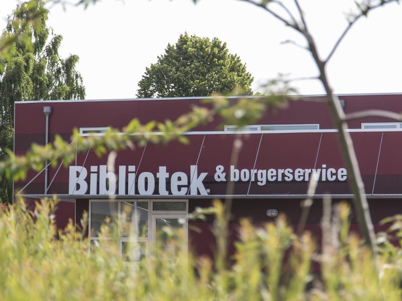 Billede af bibliotekets facade