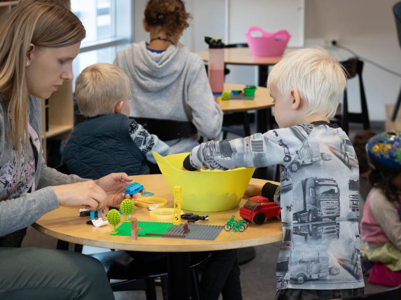 UGE17 Build the Change på Næstved Bibliotek. Fotokreditering: Lea, Næstved Bibliotek.