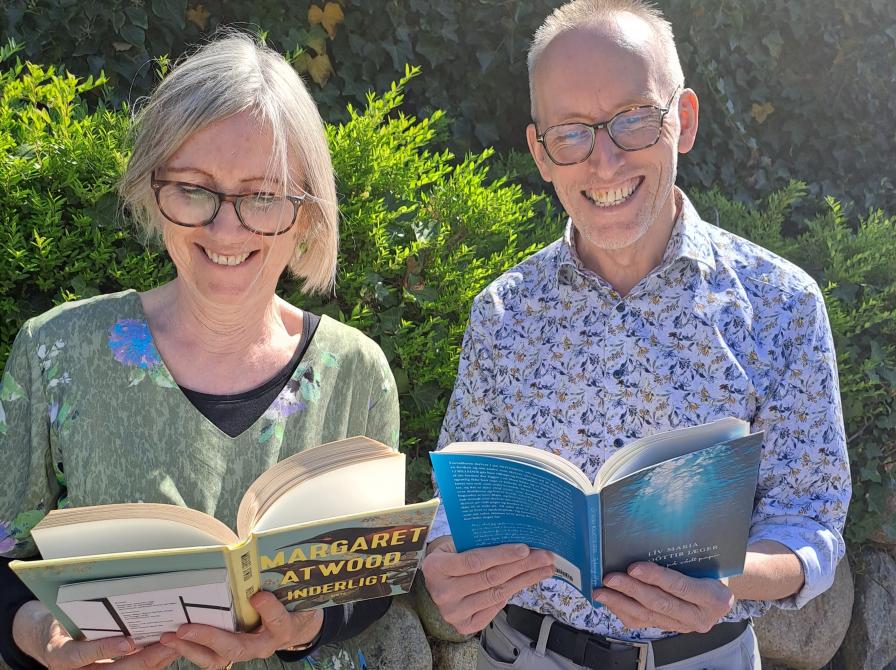 Lyt til et digt. Fotokreditering: Næstved Bibliotek og Borgerservice